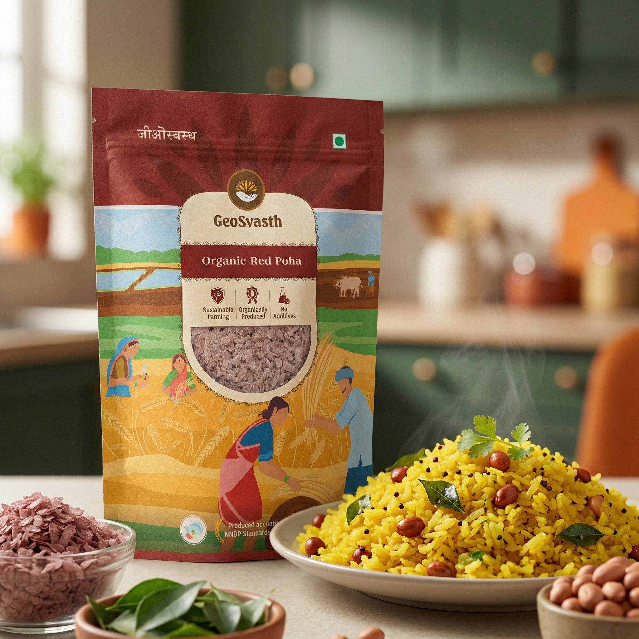 Organic Red Poha