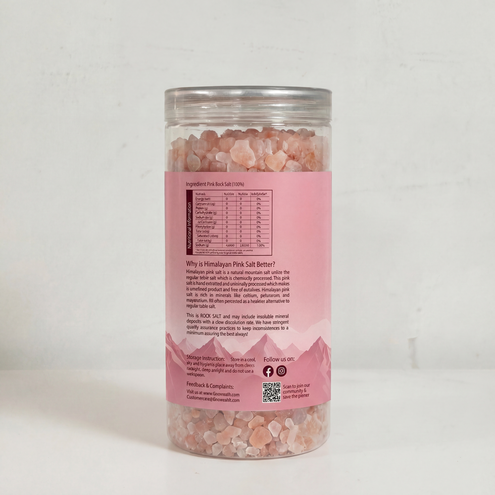 Organic Pink Salt Granules