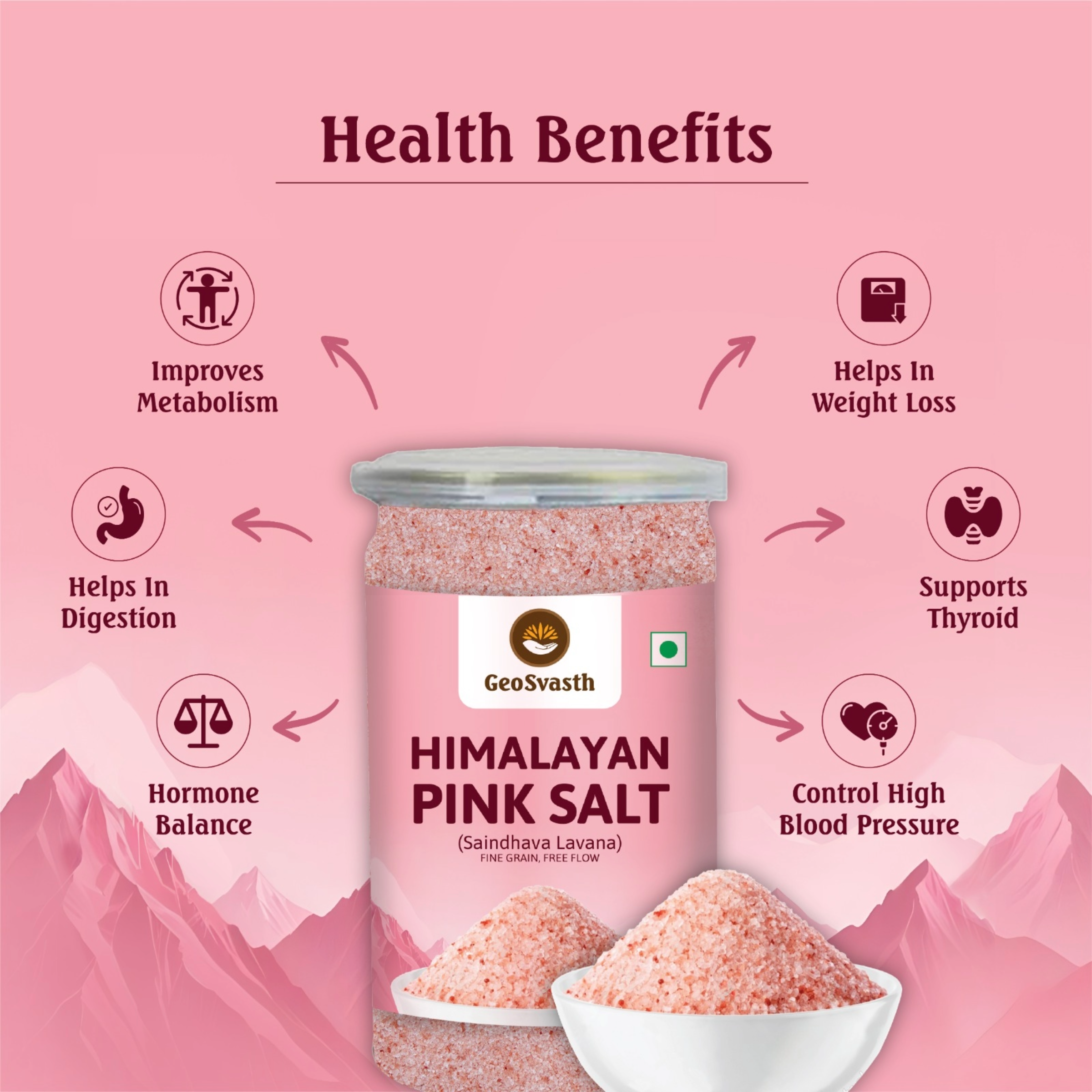 Himalayan Pink Salt (Jar)