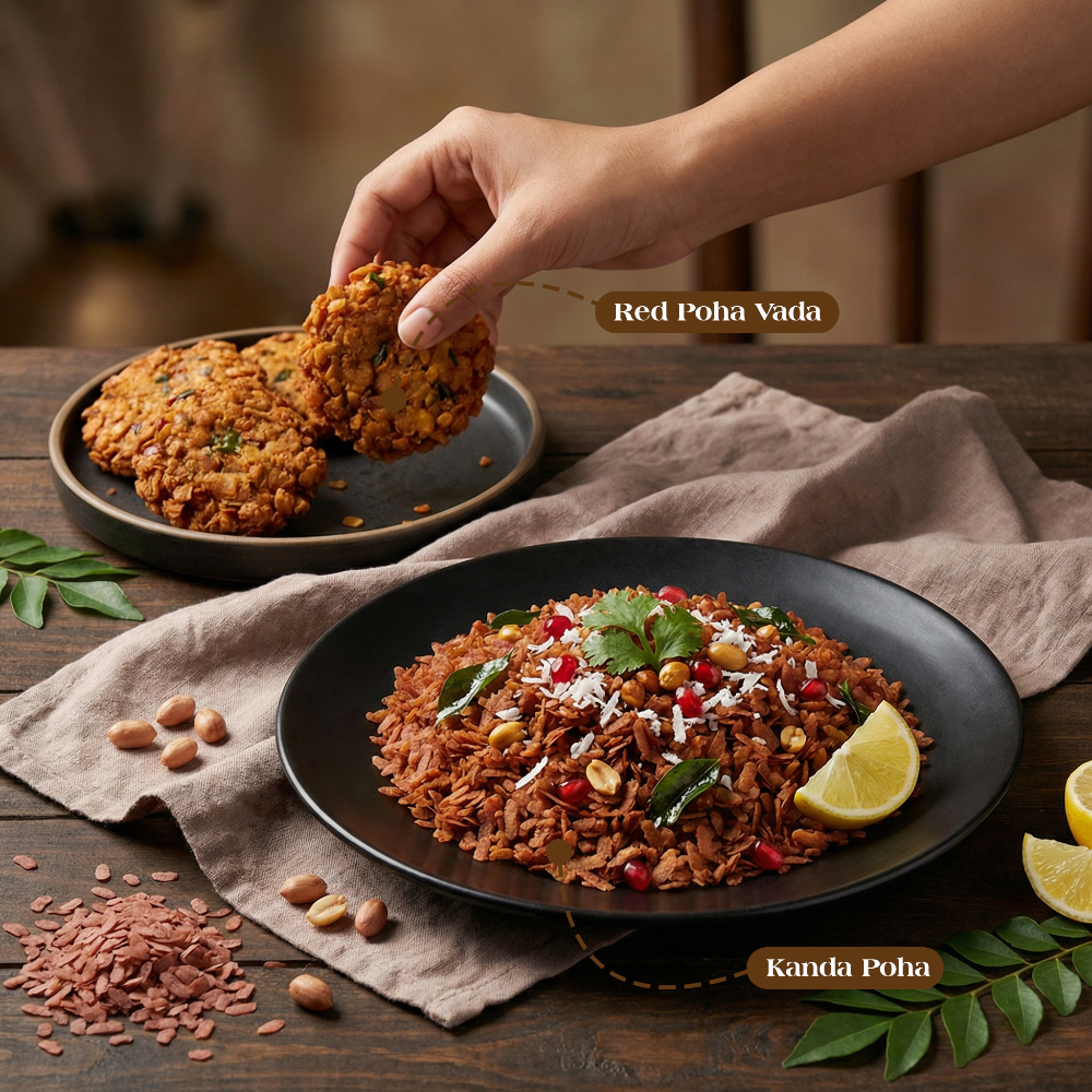 Organic Red Poha