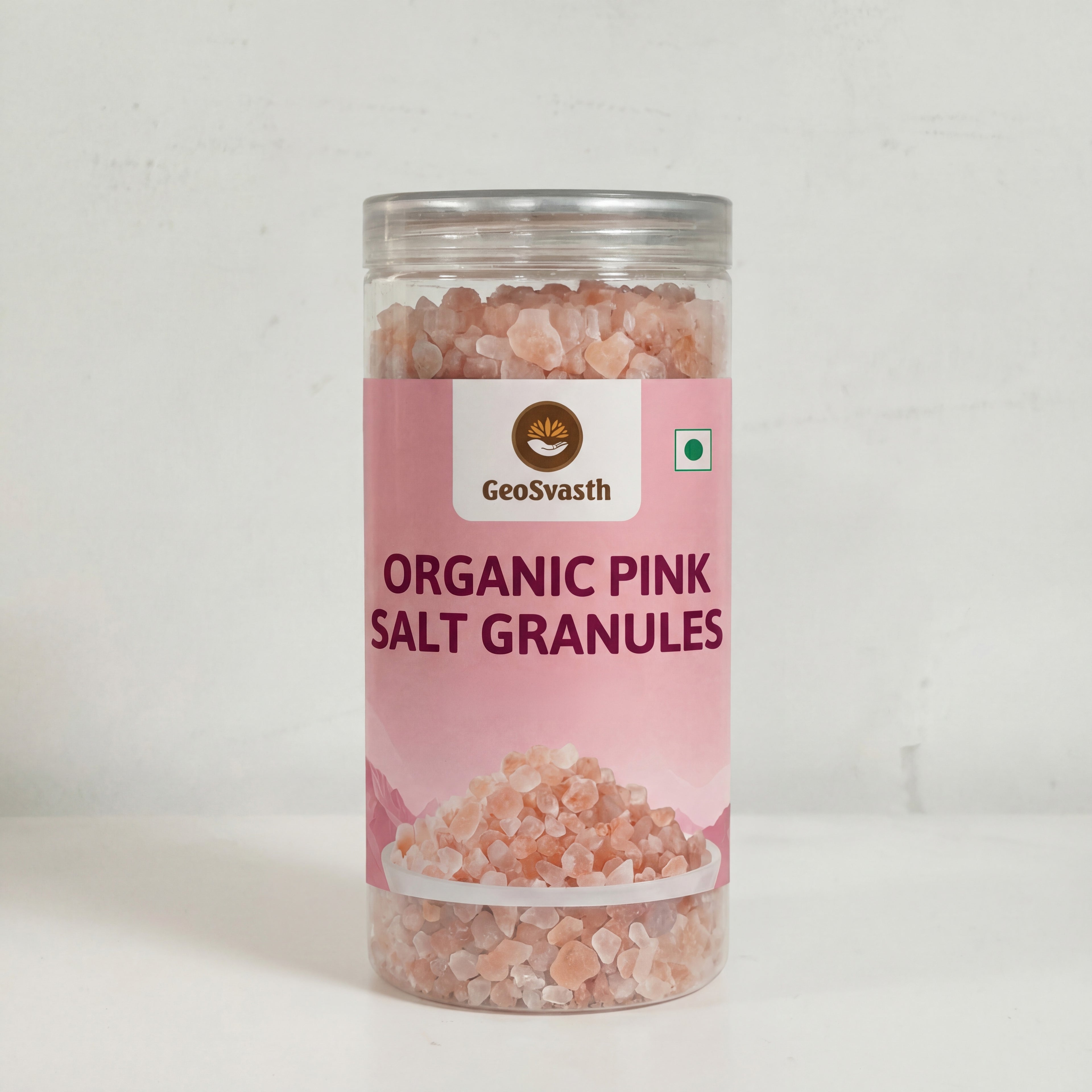 Organic Pink Salt Granules